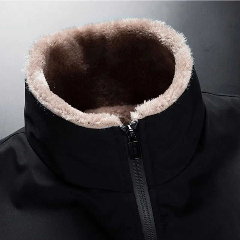 Winter Cotton-Padded Men's Cotton-Padded Clothes Middle-Aged  Elderly 2022 New Casual Long-Sleeved Men's Cotton Jacket NBH647