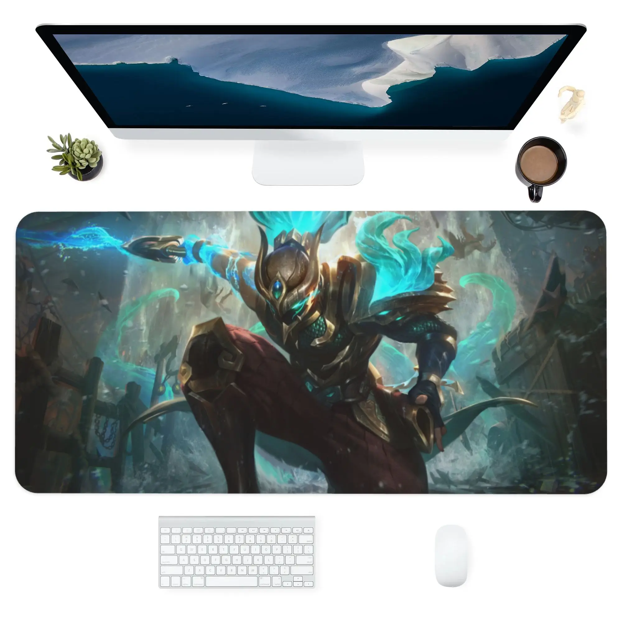 

Extended Deskmat Large Mouse Pad Mousepad Mat Gaming Desk Pad Gamer Mause Carpet Computer Accessories Mats Mous Tabl Rug Knight