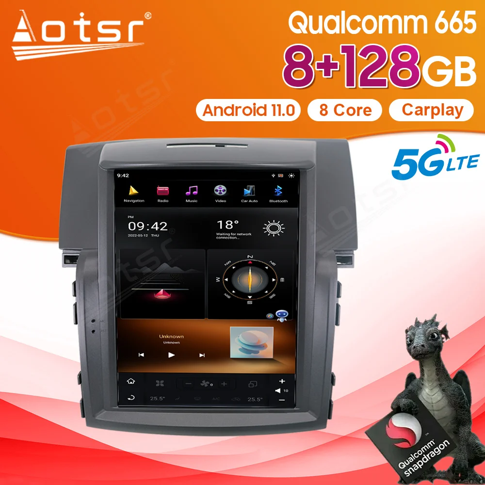 

Qualcomm Car Multimedia Android 11 For Honda CRV CR-V 2012-2016 Car GPS Navigation Radio Player Head Unit Support Rear Camera