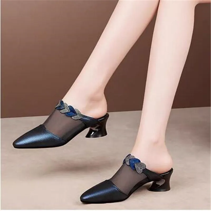 

Women Cute Sweet High Quality Beige Bezel Slip on Stiletto Lady Classic Comfort Stylish Heel Shoes Zapato Negro Tacon E58677