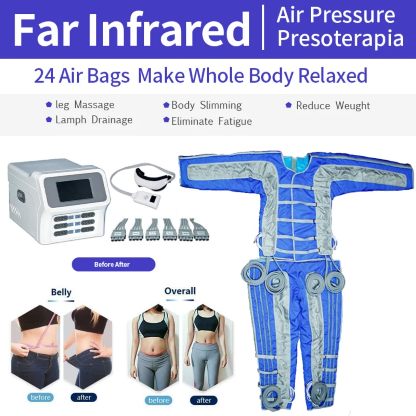 

Body Slimming Presoterapia Fat Loss Machine Far Ingrared Presso Therapy Fat Cellulite Removal Air Wave Pressure Massage
