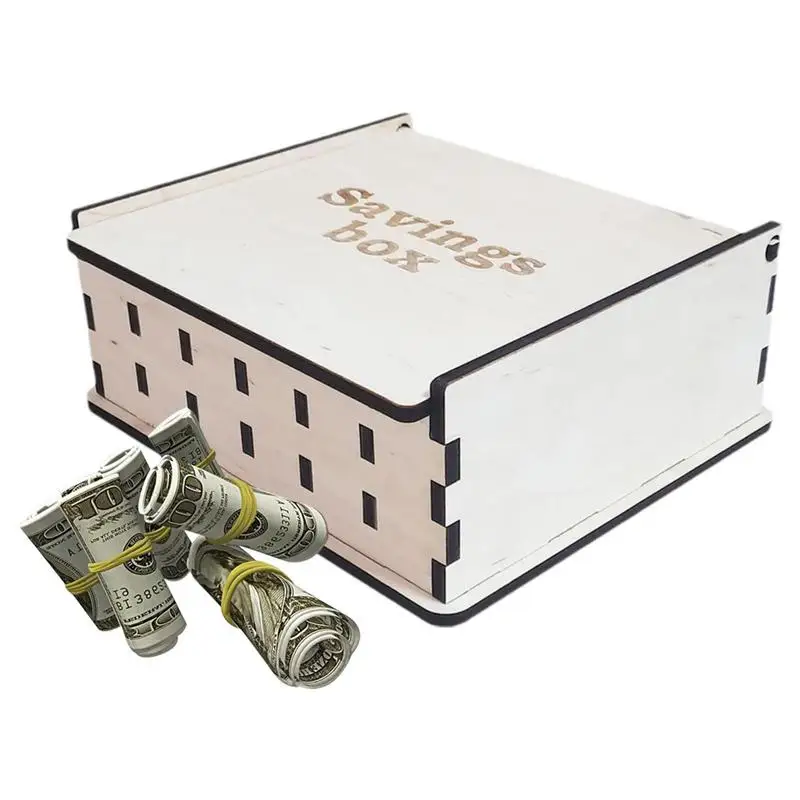 

Wooden Piggy Bank Safe Money Box Savings With Wood Carving Piggy Bank Money Box For Christmas Living Room Bedroom Desktop