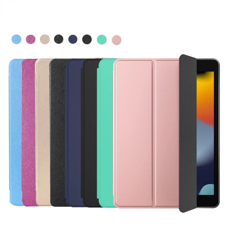 

Funda ipad 10”2 2021 case PU Leather Tri-fold ebook Case For iPad 9 10.2 Case Tablets Sleeve iPad 9th generation Stand Cover