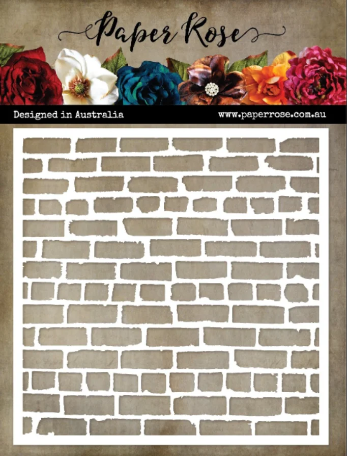 

Brick Background 2022 New Arrival Stencil Scrapbook Diary Decoration Embossing Template Diy Greeting Card Handmade