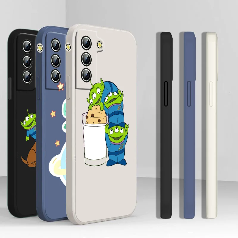

Disney Toy Story Three Eyes Phone Case Liquid Rope For Samsung Galaxy S10 S10e S20 S21 S22 Plus Lite Ultra FE 4G 5G Funda Cover