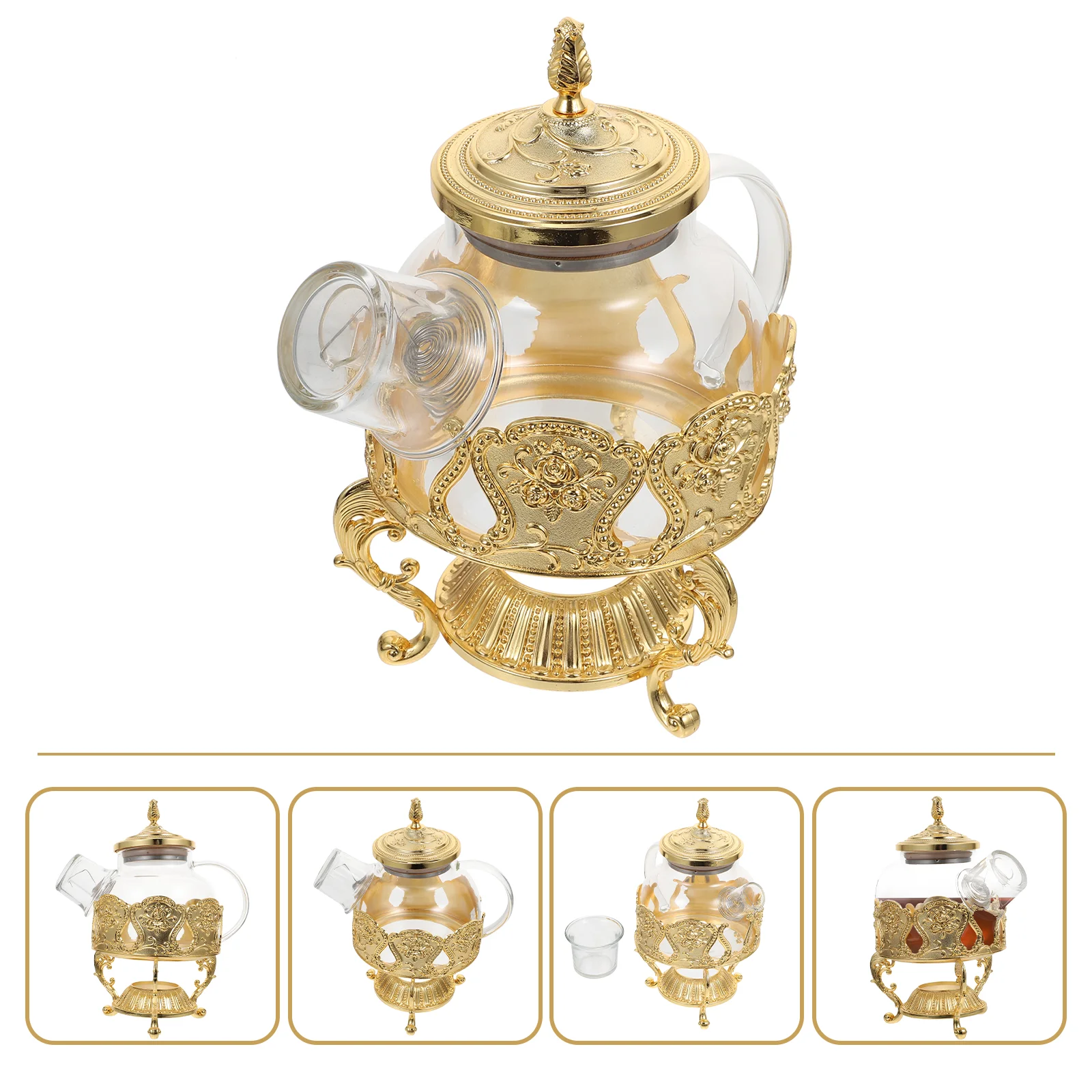 

1 Set Vintage Coffee Pot Luxury European Style Coffee Kettle for Afternoon Tea Party