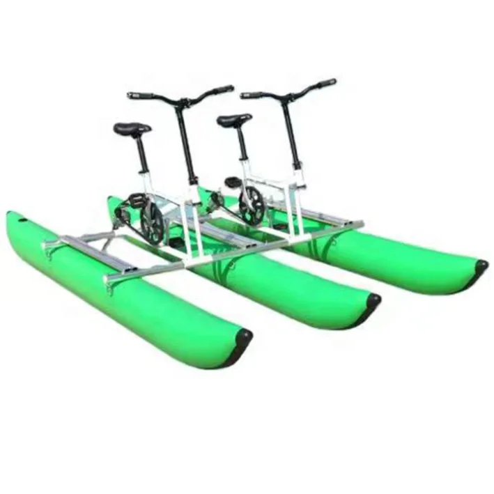 

New AQUA SEA floating Buoy chiliboats inflatable floating bicycle River water bike pedal boats RIDING banana bikes hydrocycle