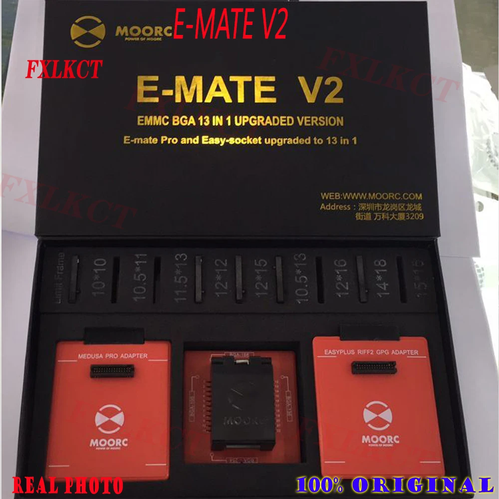 Фото Gsmjustoncct E-MATE V2 emate box / emate 13 в 1 / emate v2 version Emate box pro, простое обновление розетки 13 в 1, поддержка BGA100 №2