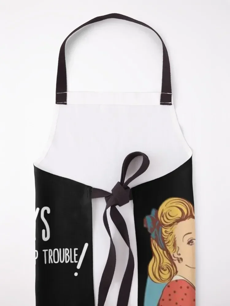 Карас Всегда не проблема! (Черный)-Мем Карен спокойствие Симер Дун сегодня Фартук