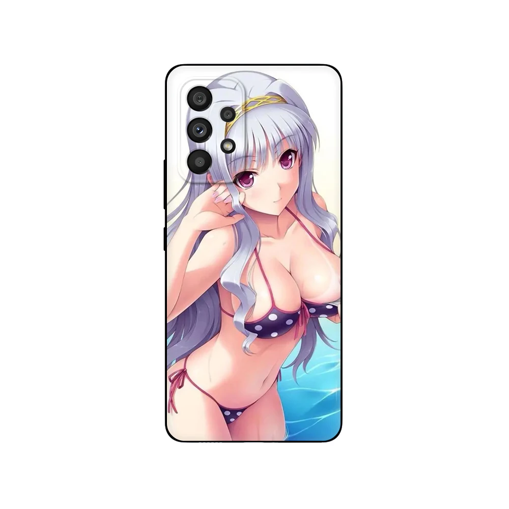 Черный чехол из ТПУ Летняя Сексуальная аниме девушка для Samsung Galaxy A03 SM-A035 Core A03S A13 A23