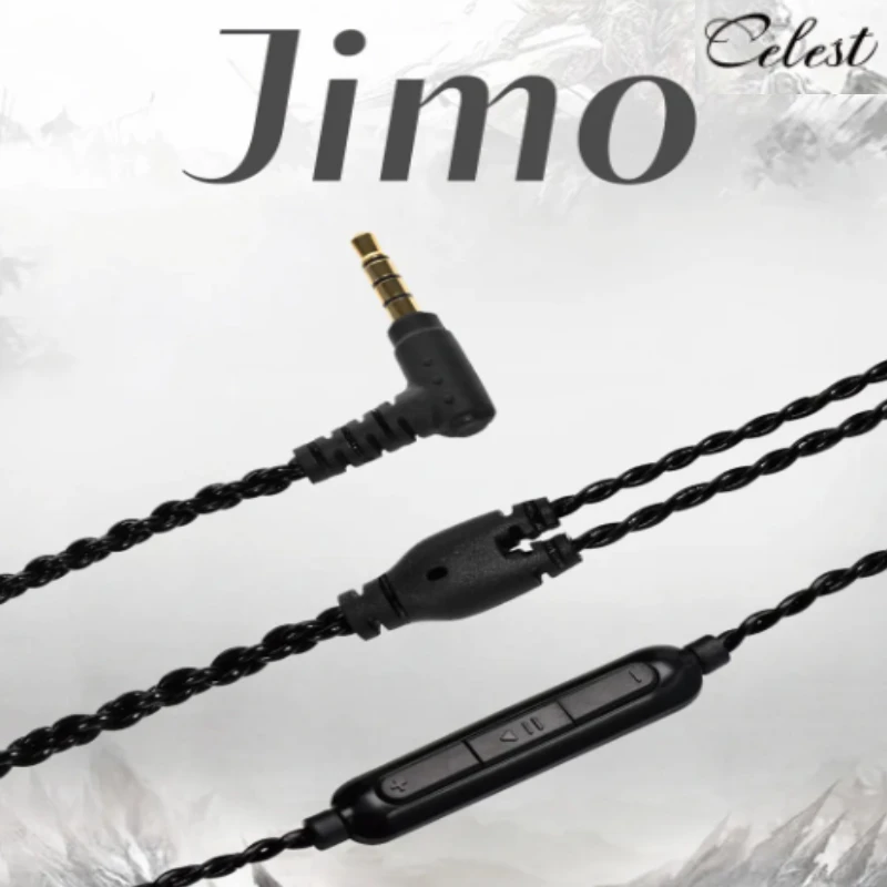 Бескислородный медный Hi-Fi кабель для наушников Jimo IEM 3 5 мм