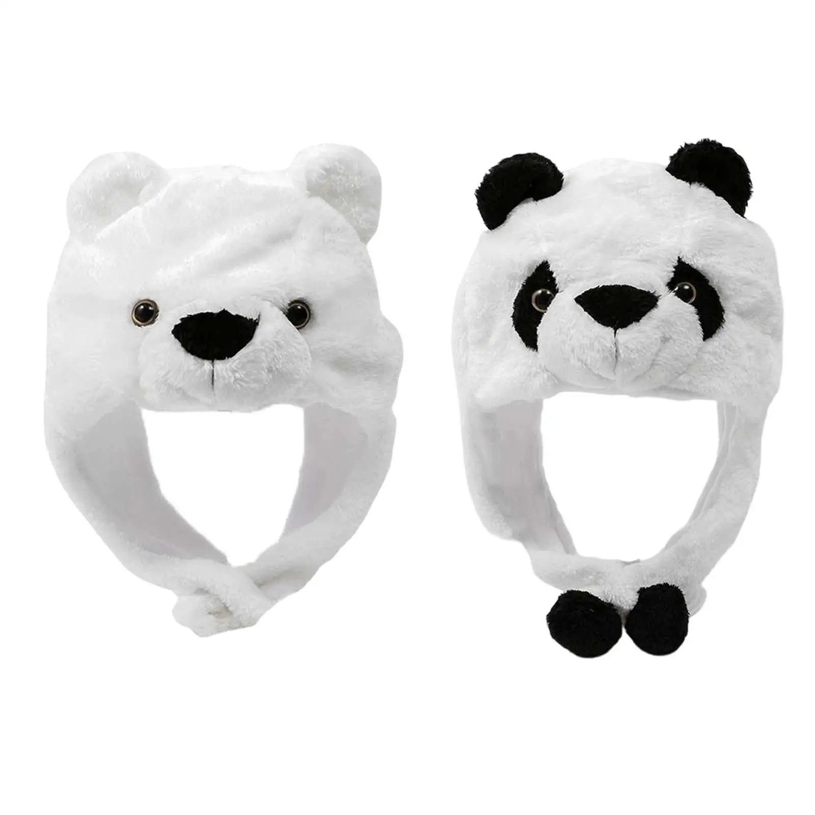 

Plush Animal Hat Winter Warm Novelty Headgear Cap Hood Children Boy Girl