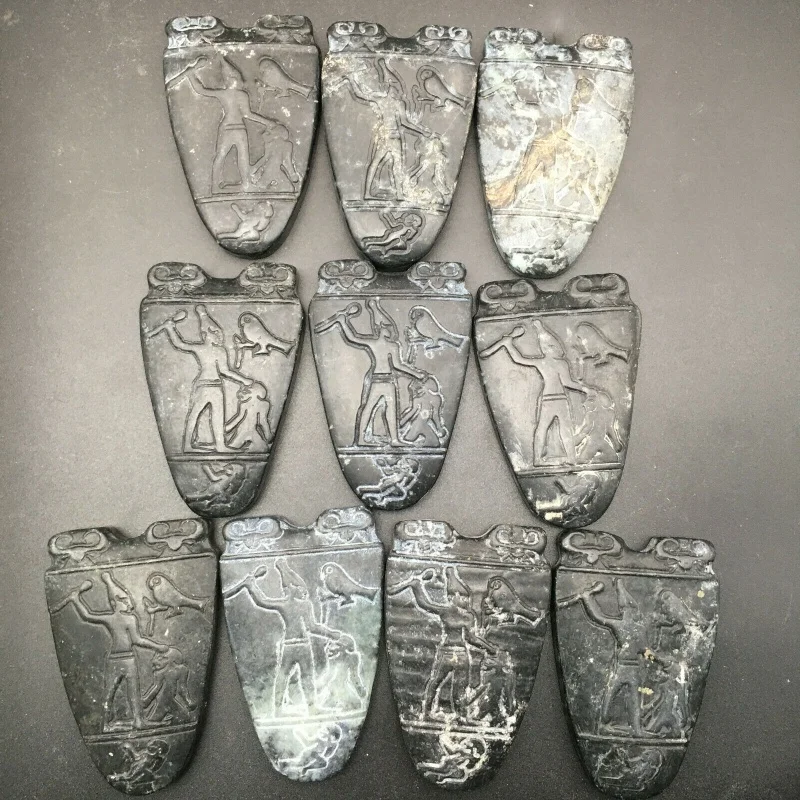 

10pcs Ancient Culture，Meteorite Jade、Rock Painting、Pendant、 c320