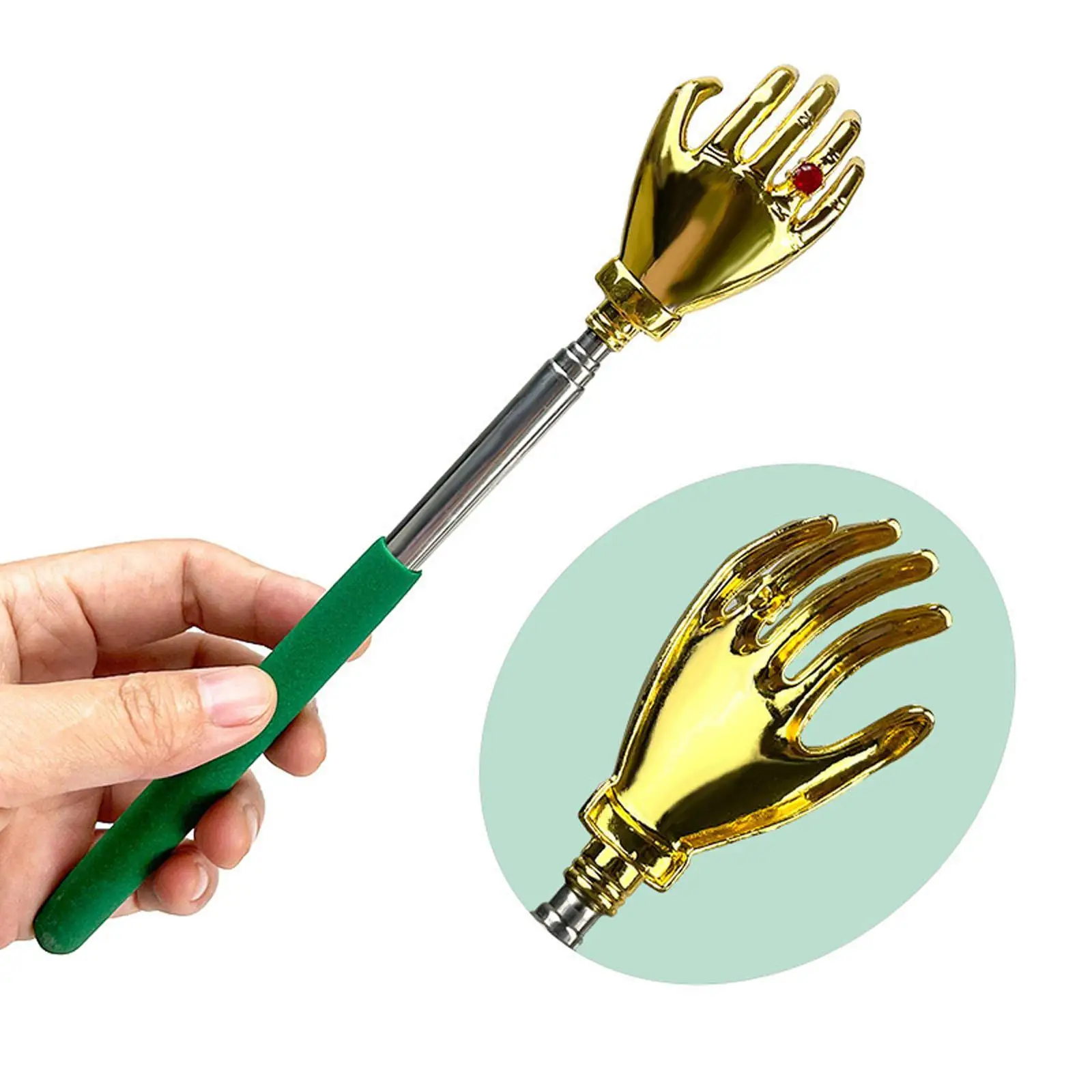 

1pc Back Scratcher Extendable Telescopic Scratching Back Scratper Massager Stretching Tickling Retractable Back Scratcher Tool