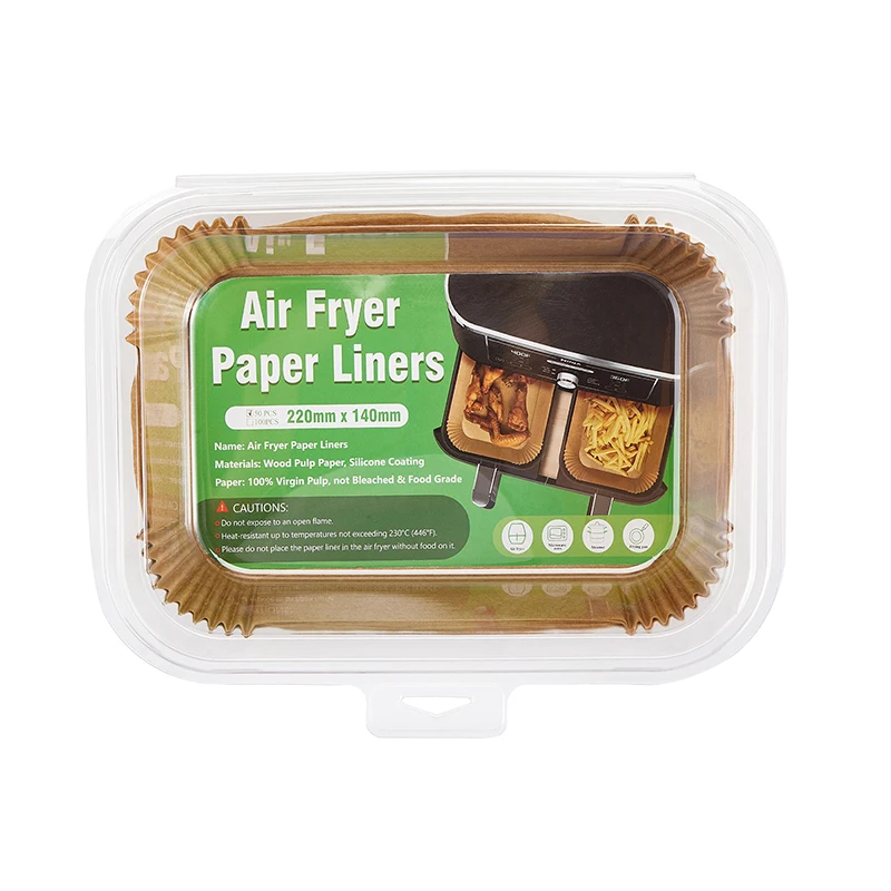 Air Fryer Liners 2022 Air Fryer Parchment Paper Set Non-Stick Greaseproof Parchment Paper for Air Fryer Roasting Microwave