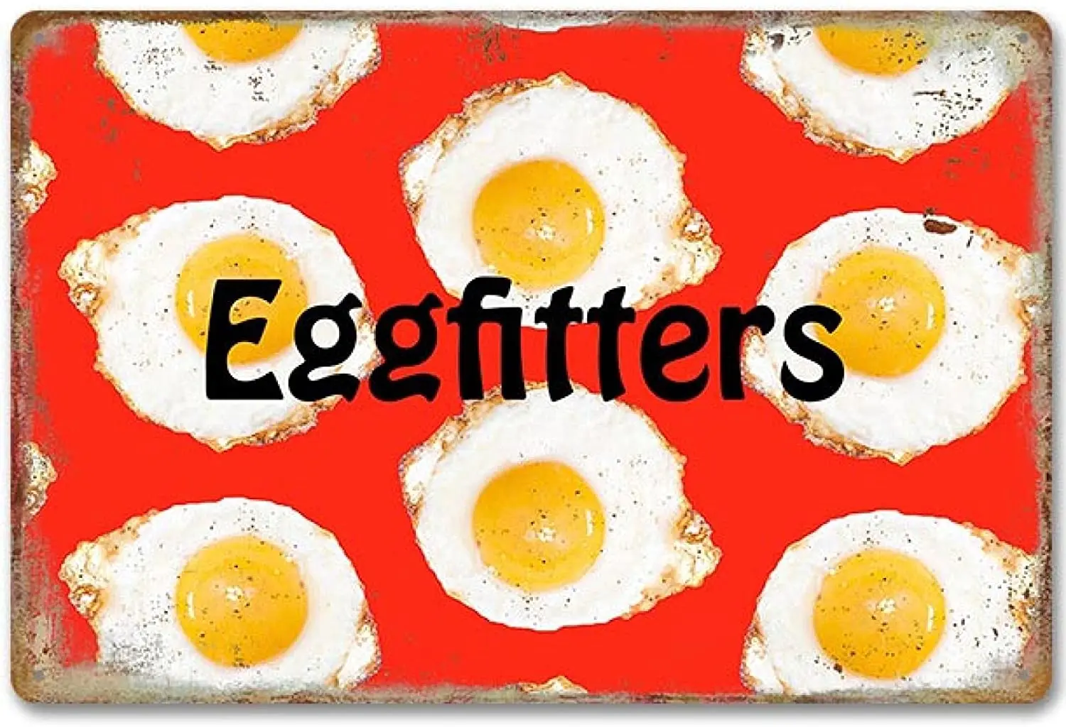 

Farm Chicken Metal Tin Sign Metal Poster Retro Tinplate Farm Man Cave Decoration 12*16 Inch