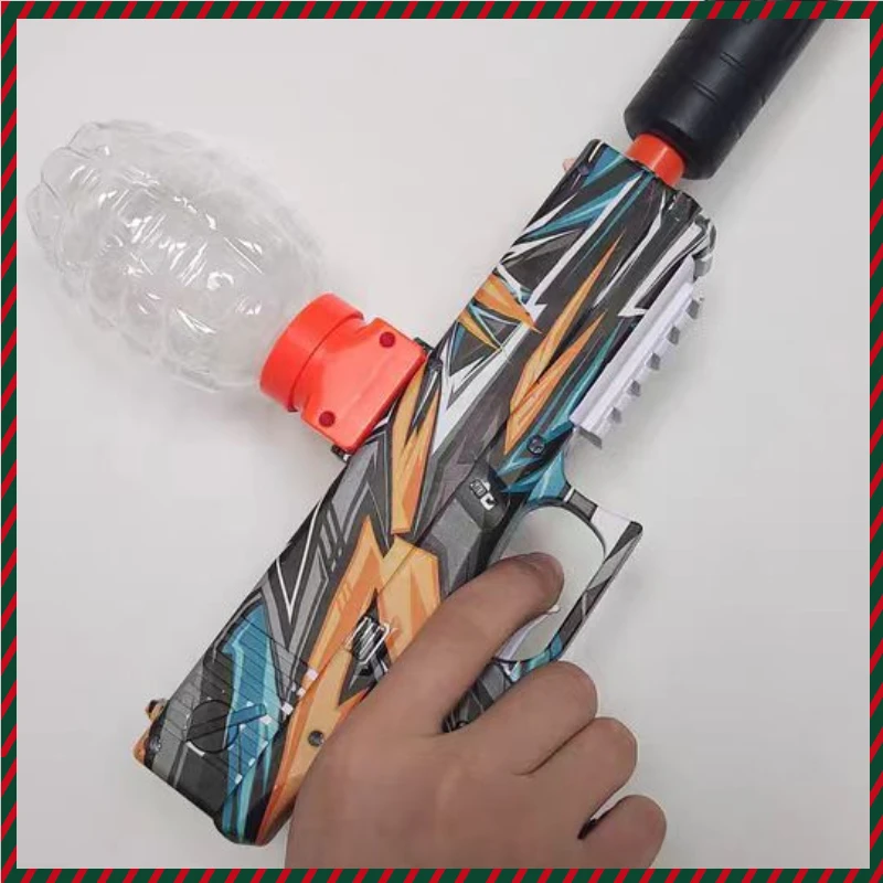 

Glock Electric Gel Blaster Gun Toy Water Ball Automatic 10000 Hydrogel Outdoor Shooting Game Guns Children festival Kid gift Toy