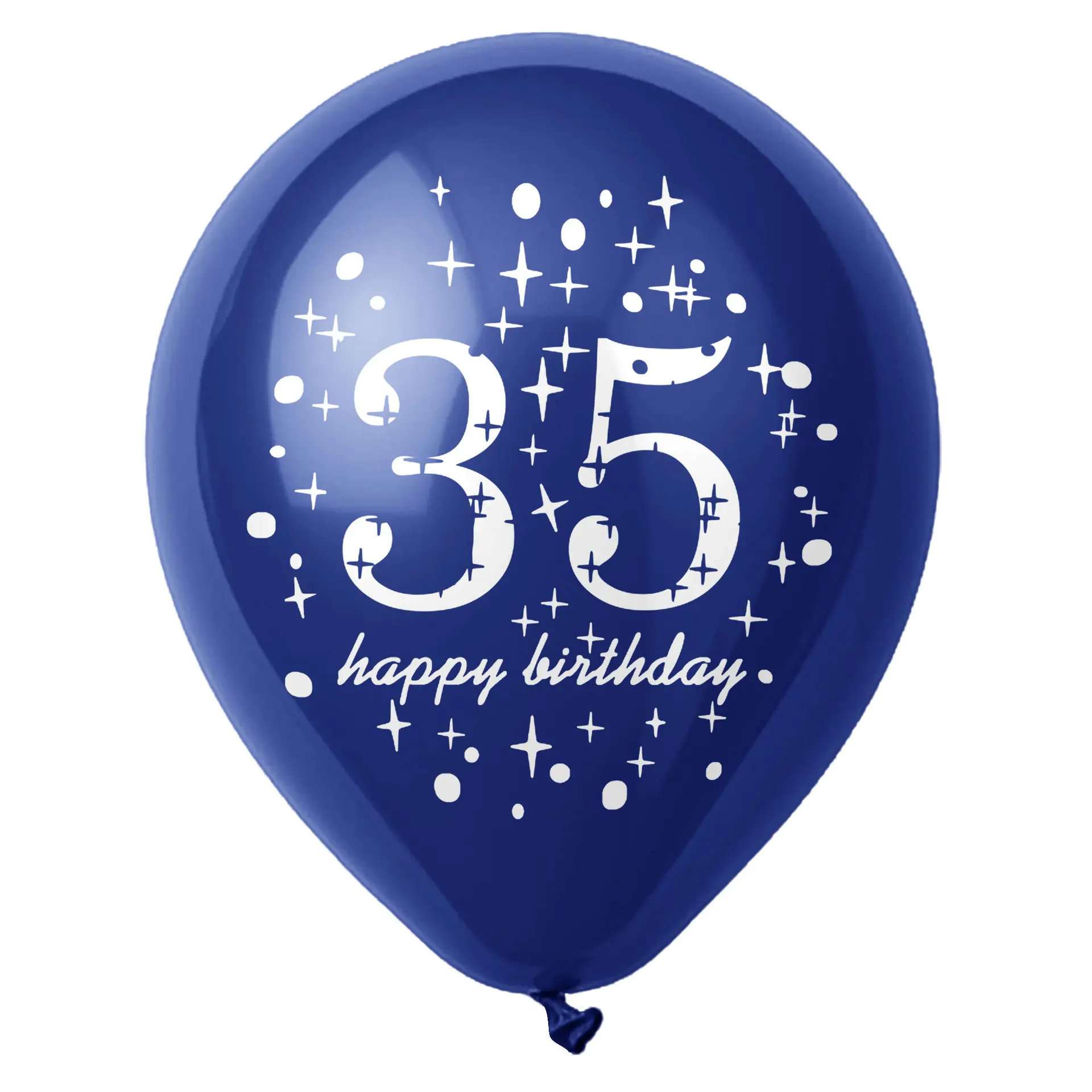 5 шт. латексные воздушные шары с цифрами 12 дюймов