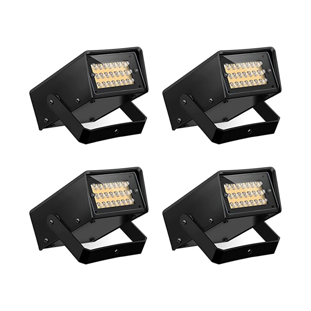 

4 Pieces Strobe Party Lights, Bright LED Strobe Lights Mini Party Lights Adjustable Flash Speed Control Party