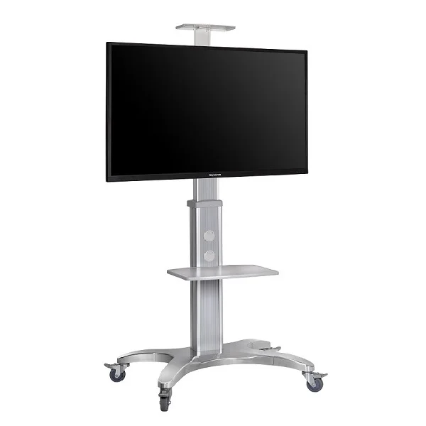 

Aluminum Alloy NB AVF1500-50-1P TV Mobile Cart Free Lifting 55"-80" LED LCD Plasma TV Trolley Stand With AV Shelf Camera Ho