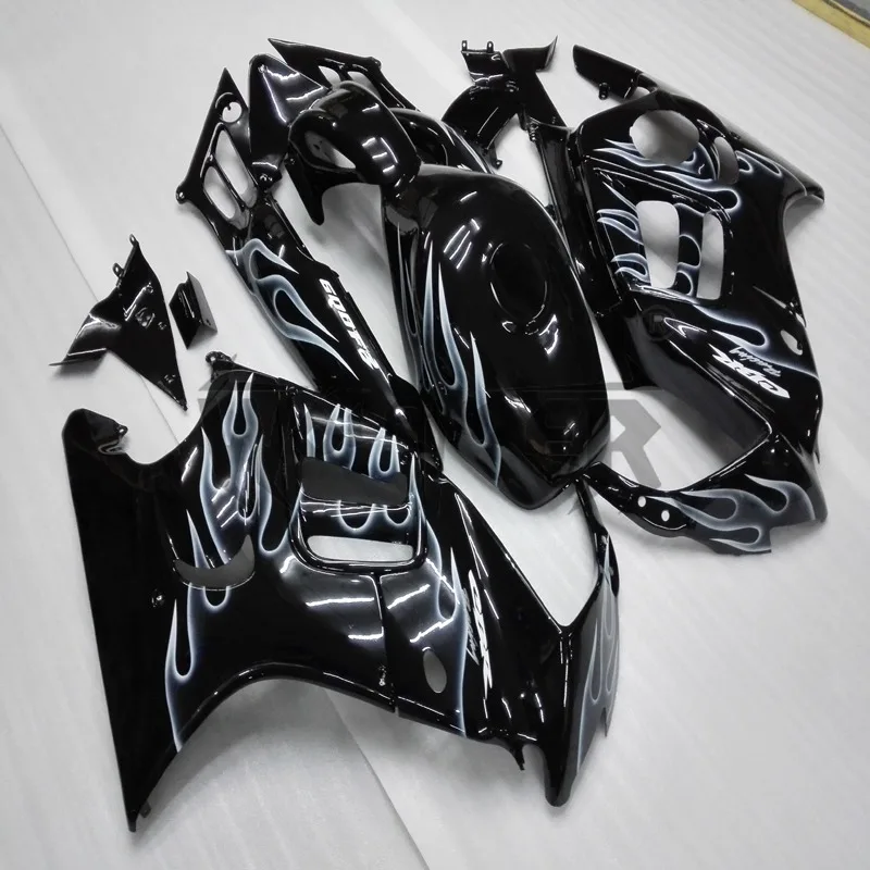 

Литье под давлением для мотоцикла Aftermarket для CBR600F3 1995-1996 серебряное пламя CBR600 F3 95 96 Комплект кузова обтекатели для мотоцикла