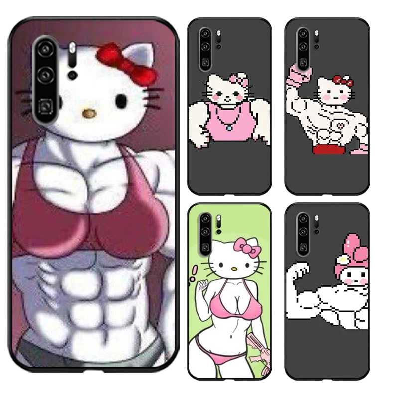 

Hello Kitty Cute Phone Cases For Huawei Honor P20 P20 Lite P20 Pro P30 Lite Huawei Honor P30 P30 Pro Cases Coque Funda