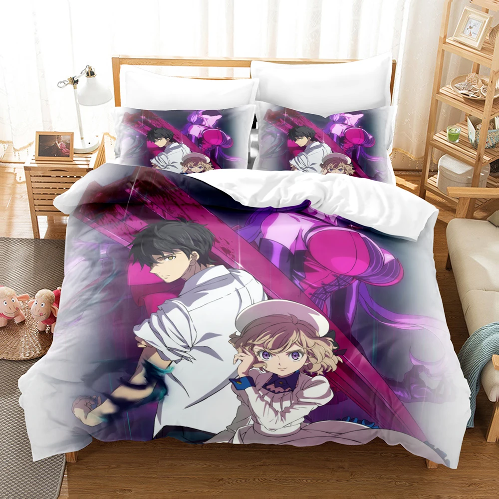 

3D Anime Kyokou Suiri Bedding Sets Duvet Cover Set With Pillowcase Twin Full Queen King Bedclothes Bed Linen
