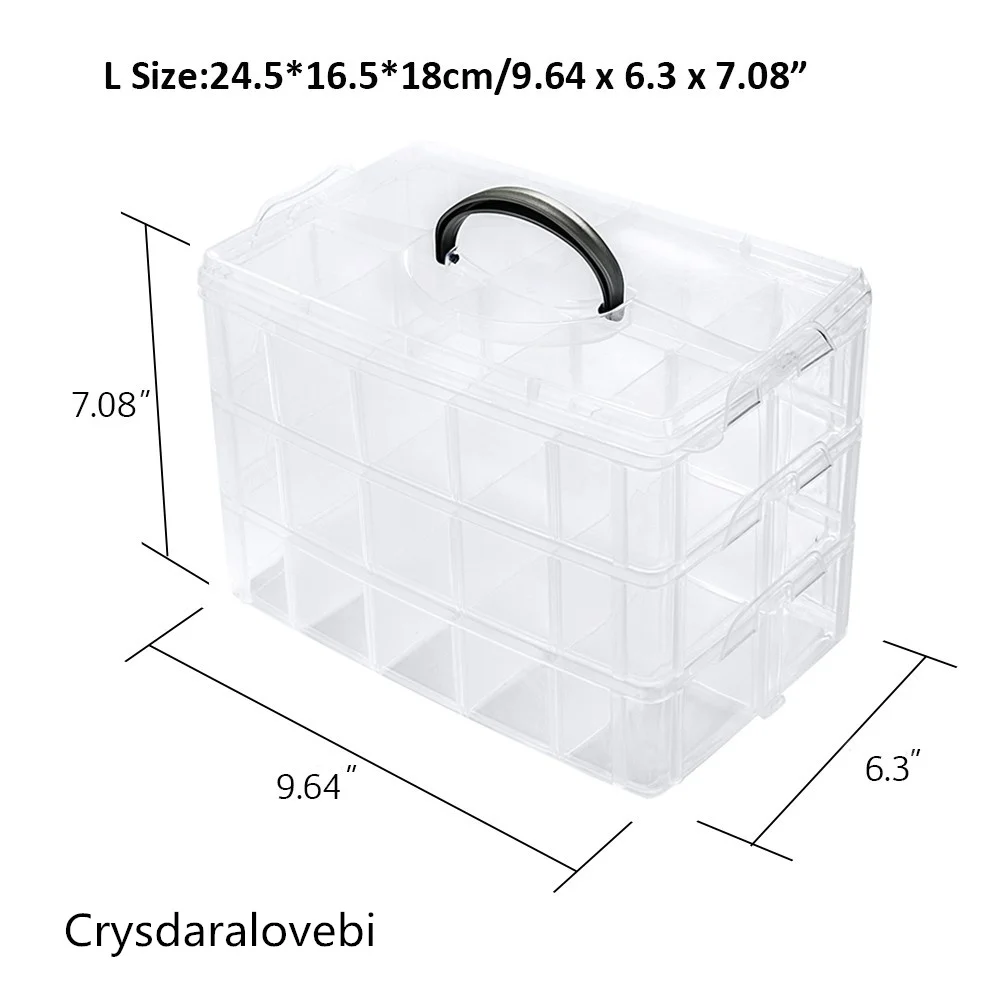 1 шт. 3-х слойный пластиковый контейнер для хранения игрушек | Дом и сад