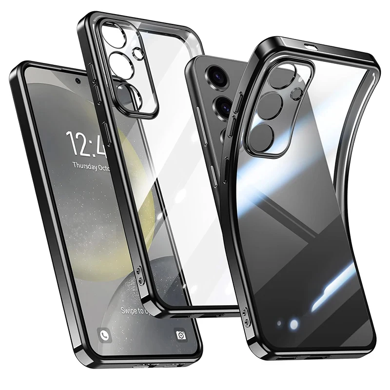 Силиконовый мягкий чехол с покрытием для Samsung Galaxy A04S A14 A24 A34 A54 A05 A05S A15 A25 A35 A55 A12 A22 A32