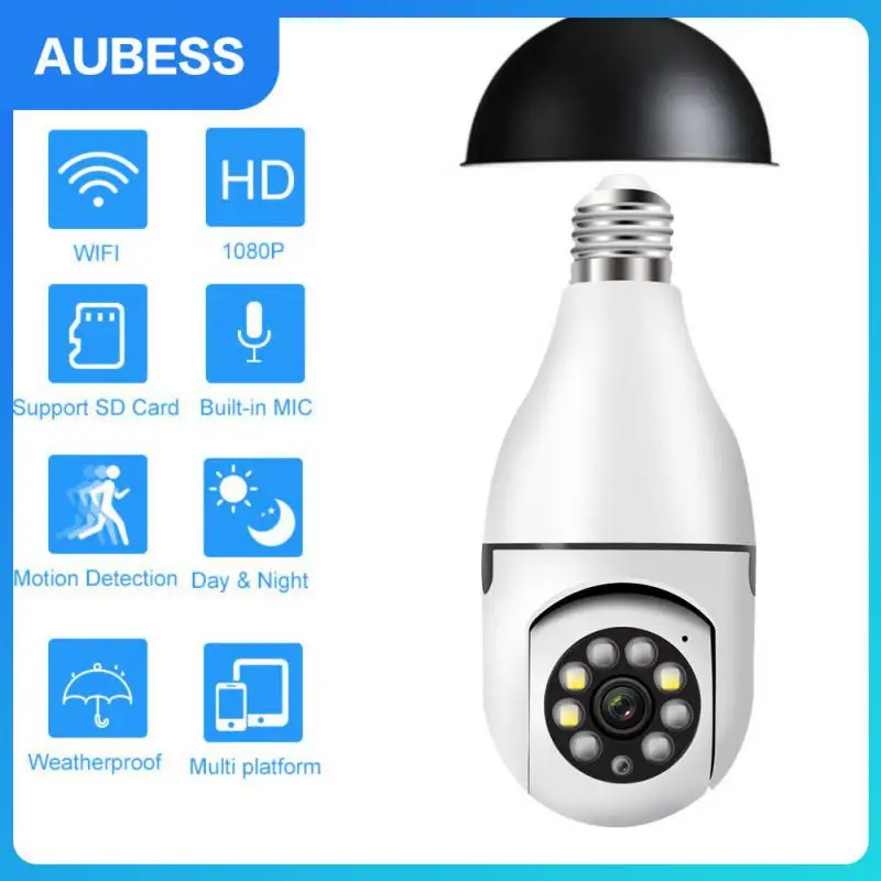 

Простая в установке умная лампа с поддержкой Wi-Fi лампочка камера наблюдения с локальным удаленным воспроизведением 2,4 ГГц Поддержка Wi-Fi