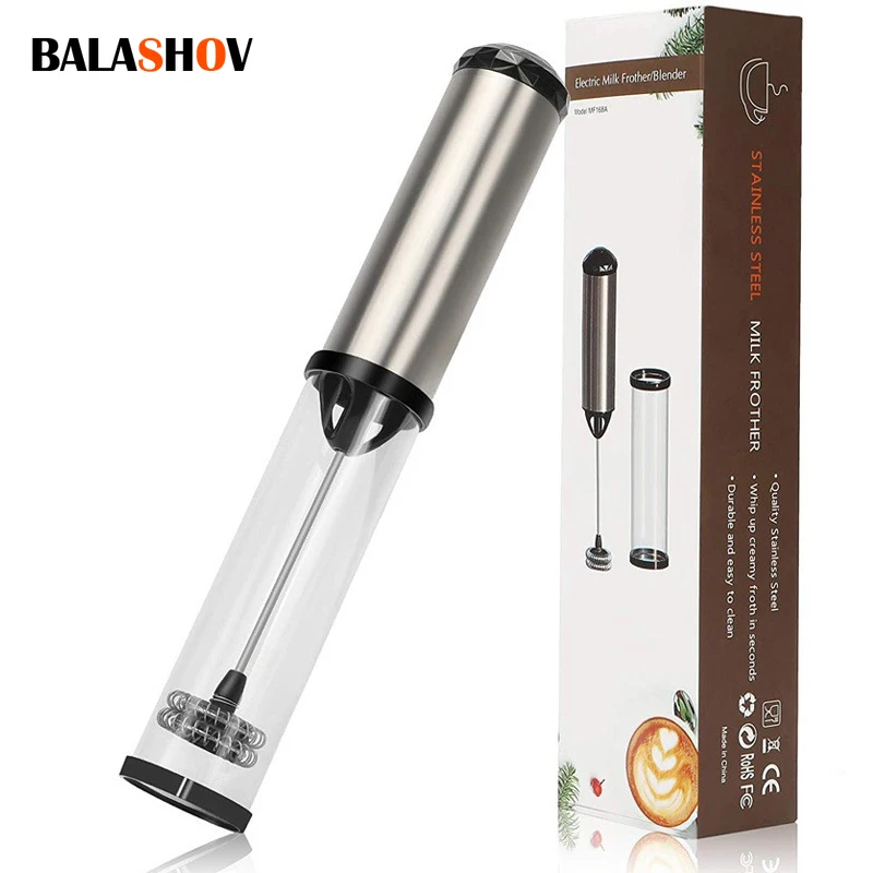 Electric Milk Frother Whisk Handheld Coffee Blender Egg Beater Household Milk Shaker Mixer Whisk Tools Foy home