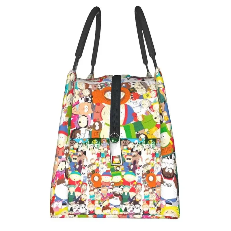 Портативная Сумка Для Обеда Женщин Изолированная Термосумка Пикника С Рисунком