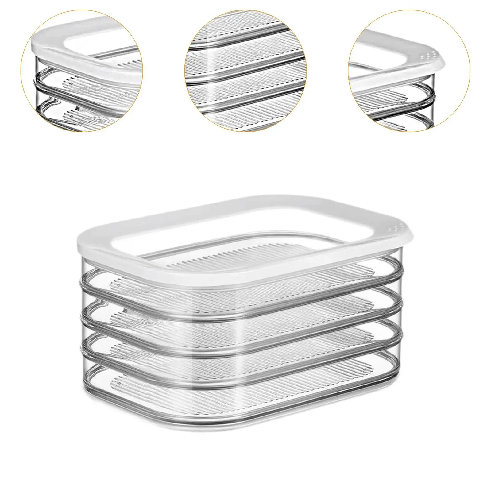 Контейнер для мяса Deli холодильника держатель холодного сыра салями обеда