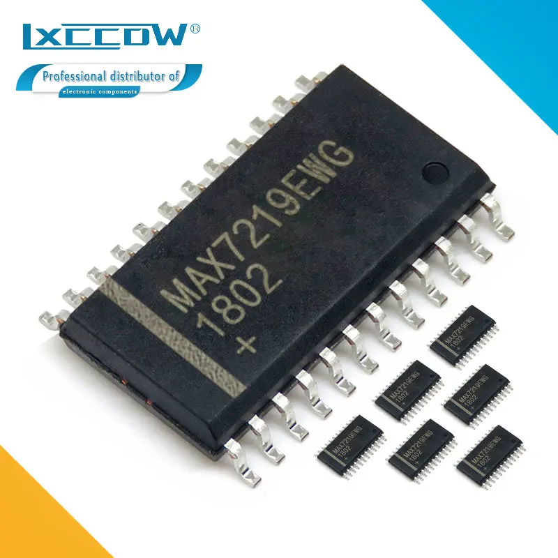 5 шт. MAX7219EWG SOP24 MAX7219 SOP 7219EWG MAX7219CWG SOP-24 MAX7219CNG DIP-24 MAX7221CWG MAX7221