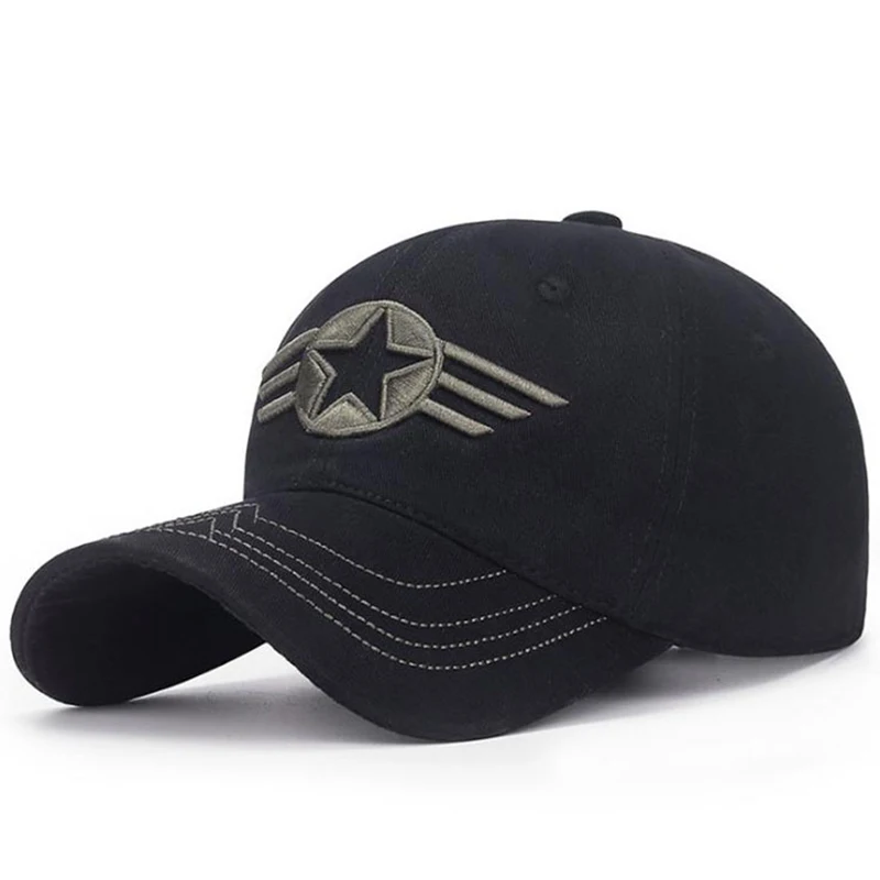 Fashion Hip Hop Army Cap US Air Force Mens Baseball Caps Sports Tactical Caps Navy Seal Army Camo Snapback Hat Outdoor Sun Hats