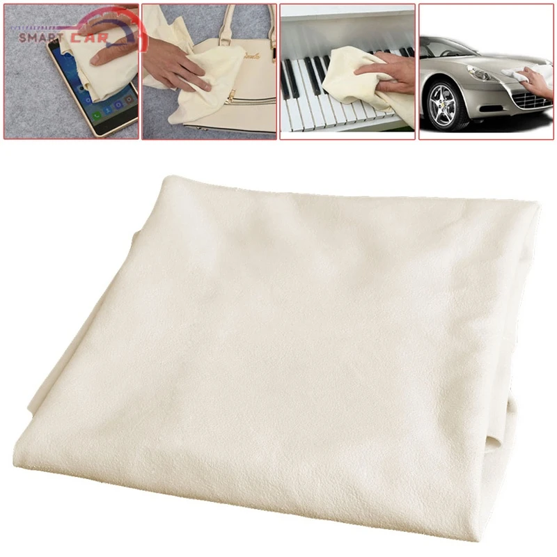 

Natural Shammy Chamois Leather Car Cleaning Towels Drying Washing Cloth New