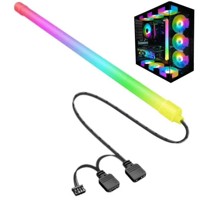 

2023NEW Decorative Light Strip for Gaming Case ARGB LED Strip Lights with 5V 3-pin 4-pin Header Light-Emitting Computer Decorati