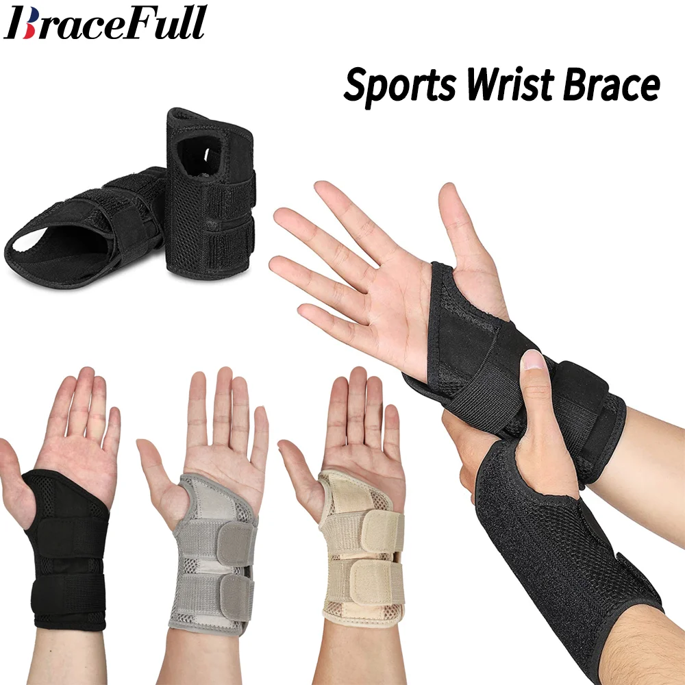 

Carpal Tunnel Wrist Brace Support Splint Stabilizer Tendinitis Arthritis Pain Relieve Recovery Men Women Compress Athletic Sport