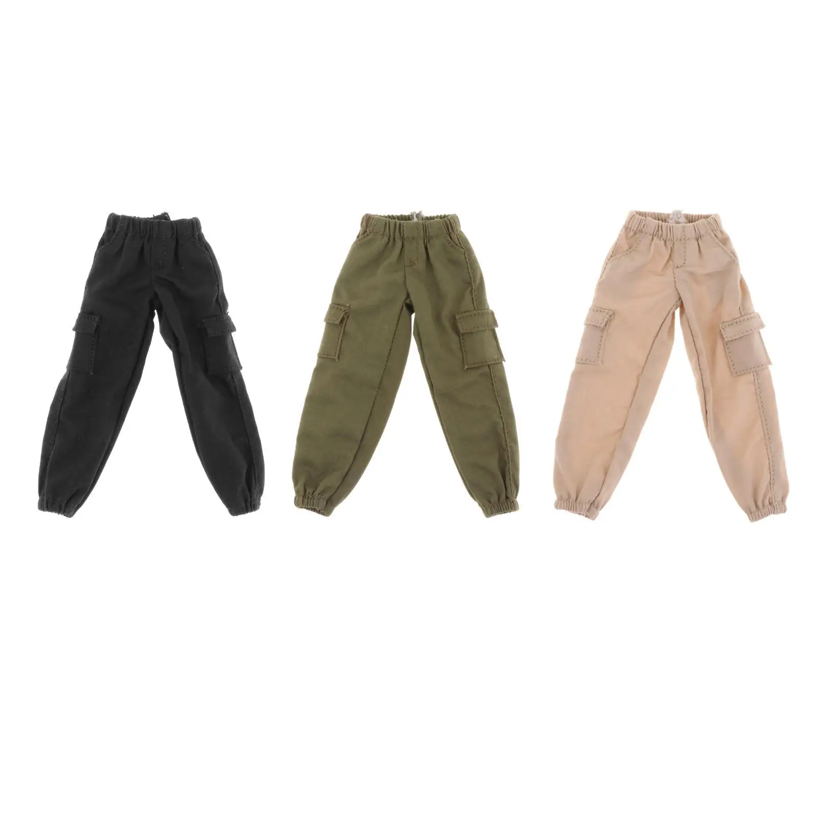 

Miniature Dolls Trousers Overalls Costume Accessories 1/12 Male Figure Pants for 6 inch Action Figure Soldier Doll Figures Accs