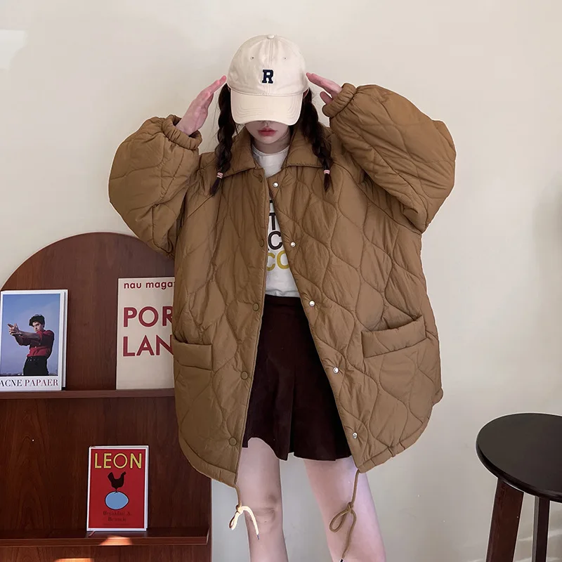 New Winter Women's Cold Coat Parkas Super Hot Coats Jackets Retro Padded Jacket Korean Fashion Coat Cheap Wholesale Clothing