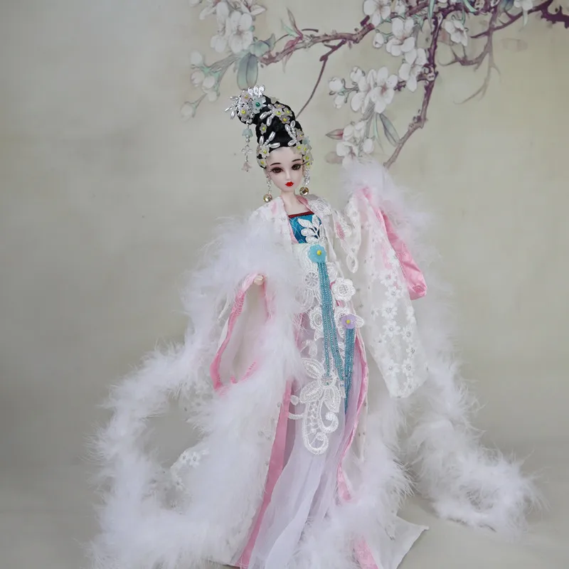 With 12 Joints Movable Collectible The Tang Dynasty Bjd Doll Girl Toys Christmas Gifts