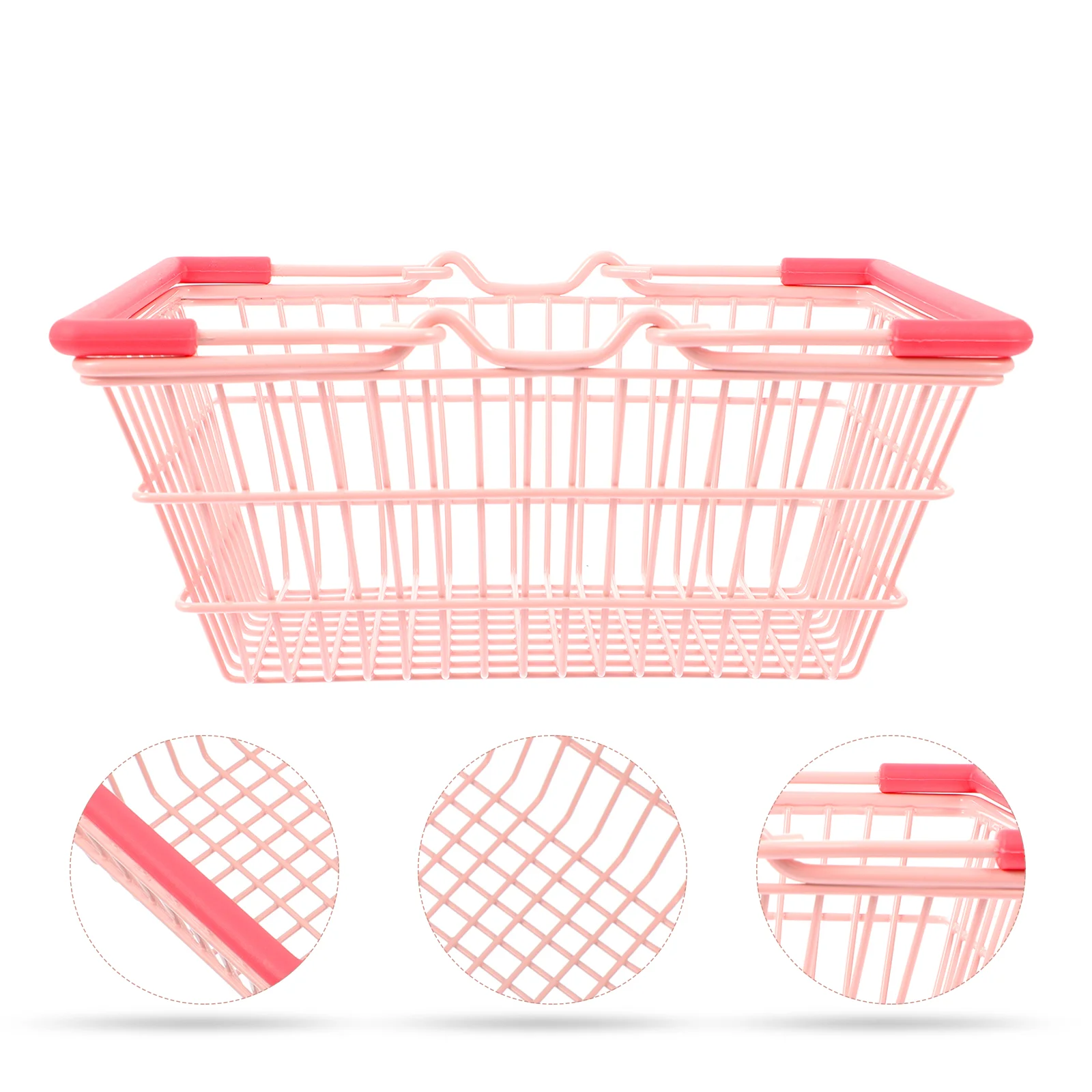 

Shopping Storage Basket Grocery Basket Handheld Make-up Shopping Basket