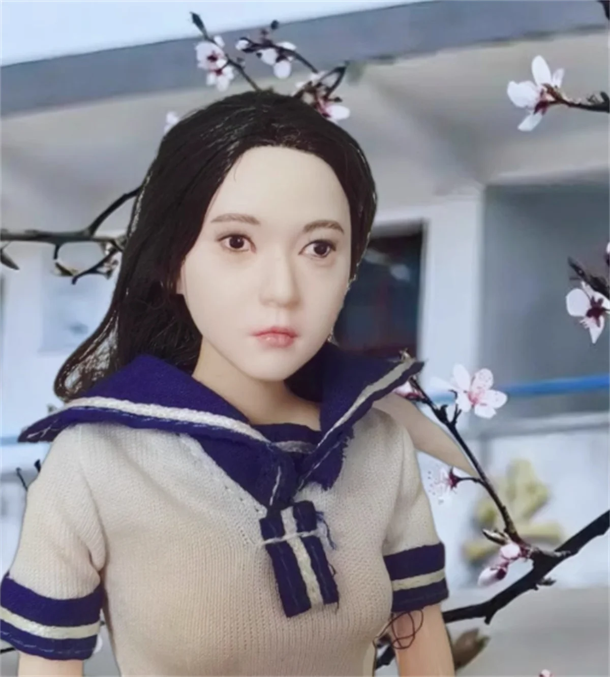 1/6 Лоли для девочек милое выражение бледная голова резьба солдат фигурки