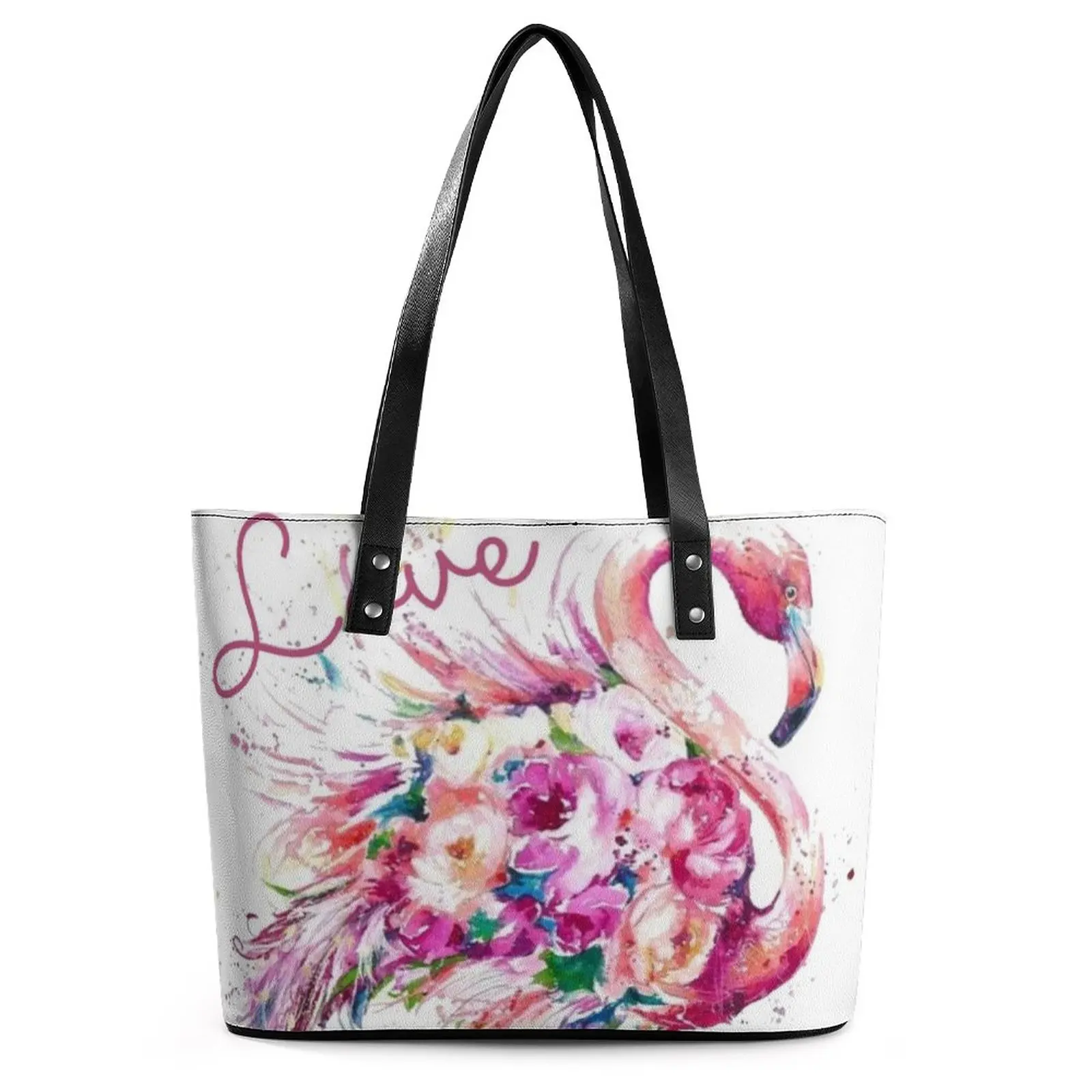 

Женская винтажная Сумка-тоут с принтом в виде фламинго