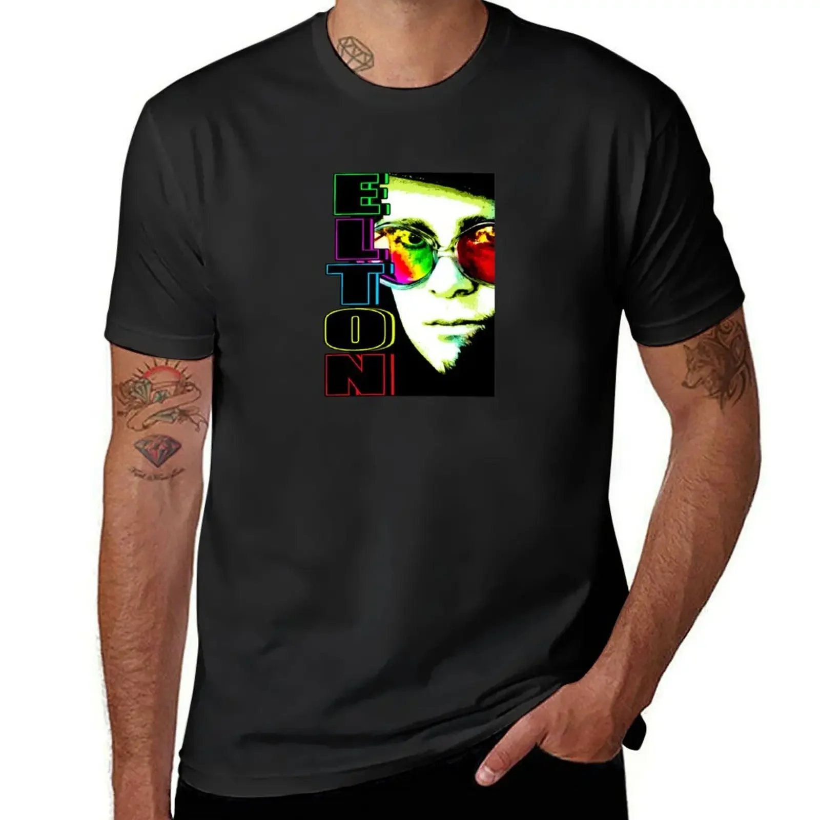 Футболка Elton роскошная дизайнерская возвышенная мужская футболка