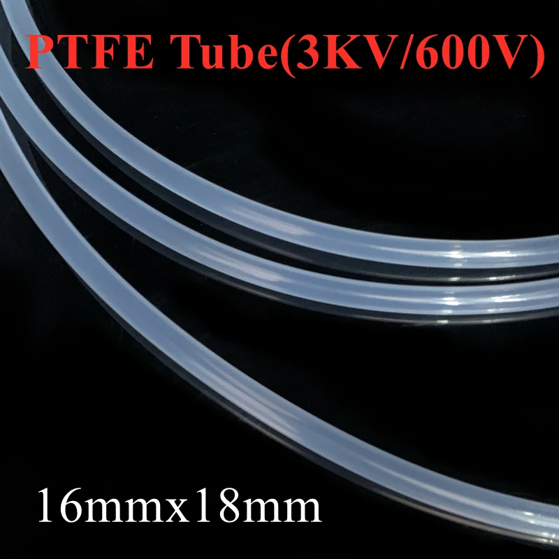 

PTFE Transparent Tube ID16 x 18mm F46 Insulated Capillary Heat Protect Transmit Hose Rigid Pipe Temperature Corrosion Resistance