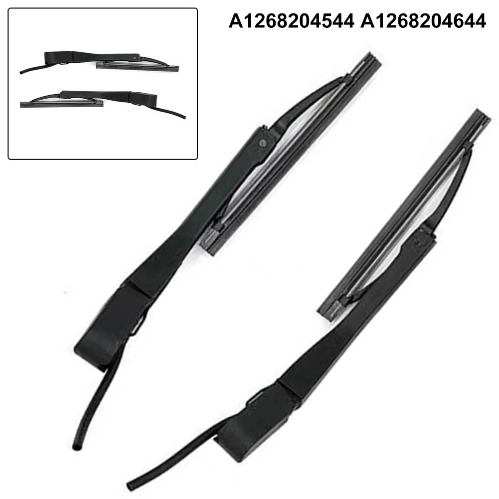 

A Pair Headlight Wiper RH+LH For Mercedes W126 A1268204544 A1268204644 Plug-and-play Durable Windscreen Wipers