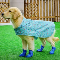 dog raincoat waterproof raining coat for dogs walking golden retriever raincoats with hooded labrador grazing cloak dog raincoat