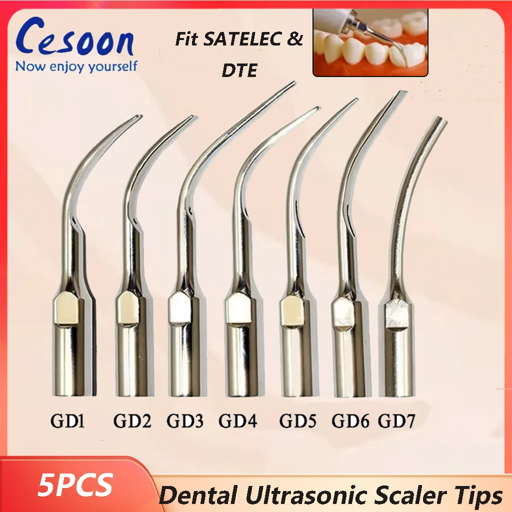 5 шт. наконечники для зубного скалера ультразвуковой накидки DTE Satelec наконечник GD1