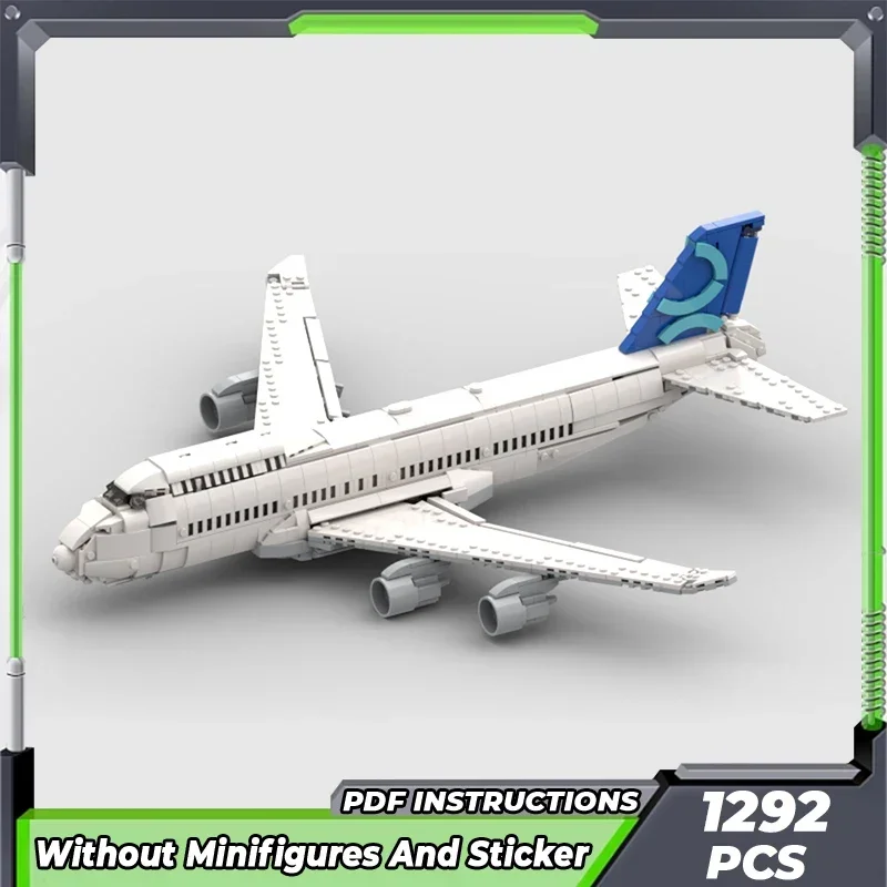 Конструктор Moc модель военного транспорта знаменитый конструктор Боинг 747